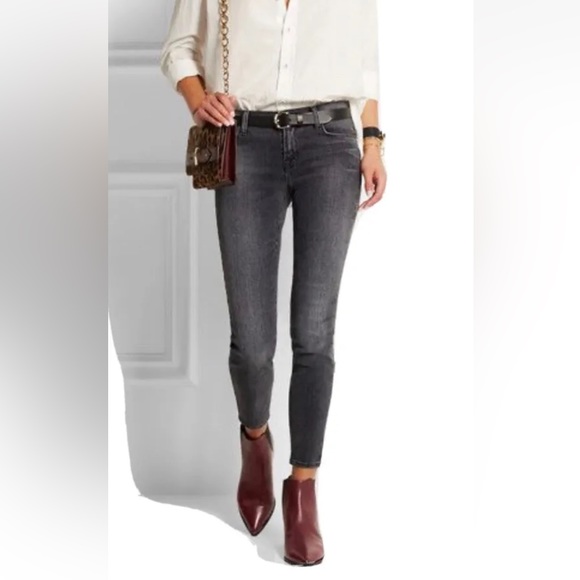 Acne Studios Jensen Burgundy Red Smooth Leather Pointed Toe Chelsea Boots 7.5 - Picture 12 of 12